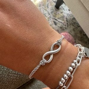 Tiffany & co sterling silver Infinity bracelet